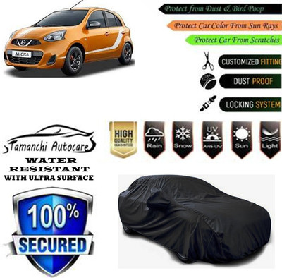 Tamanchi Autocare Car Cover For Nissan Micra XV D Diesel(Black)