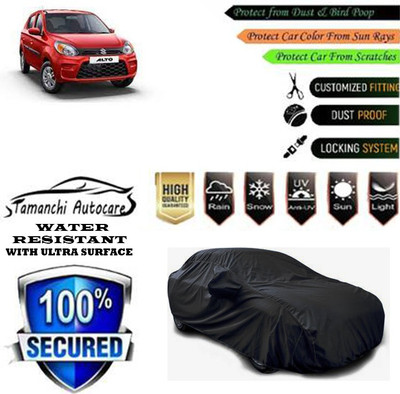 Tamanchi Autocare Car Cover For Maruti Suzuki Alto 800 LXI S-CNG(Black)