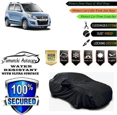 Tamanchi Autocare Car Cover For Maruti Suzuki Wagon R VXI Opt 1.2 Petrol(Black)