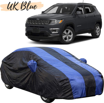 UK Blue Car Cover For Jeep Compass (With Mirror Pockets)(Blue)
