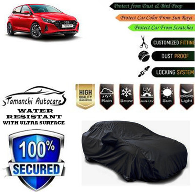 Tamanchi Autocare Car Cover For Hyundai i20 Magna(Black)