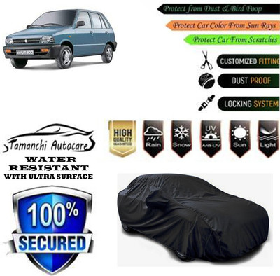 Tamanchi Autocare Car Cover For Maruti Suzuki 800 MPFI 4SPEED TI(Black)