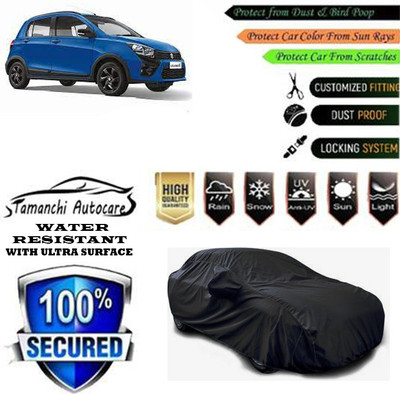 Tamanchi Autocare Car Cover For Maruti Suzuki Celerio X AMT ZXI Option Petrol(Black)