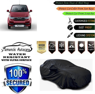 Tamanchi Autocare Car Cover For Mahindra e2oPlus P6(Black)