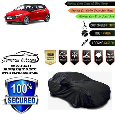 Tamanchi Autocare Car Cover For Hyundai i20 Sportz AT(Black)