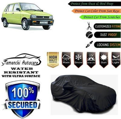Tamanchi Autocare Car Cover For Maruti Suzuki 800 DUO Std LPG(Black)