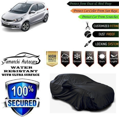 Tamanchi Autocare Car Cover For Tata Tiago 1.05 Revotorq XZ(Black)
