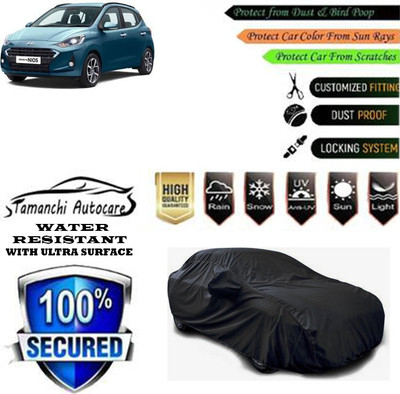 Tamanchi Autocare Car Cover For Hyundai Grand I10 Nios Sportz AMT 1.2 CRDi(Black)