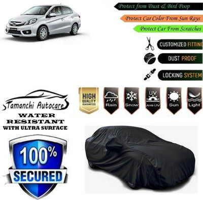 Tamanchi Autocare Car Cover For Honda Amaze(Black)