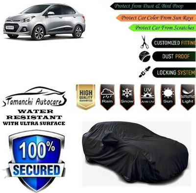 Tamanchi Autocare Car Cover For Hyundai Xcent 1.1 CRDi S(Black)