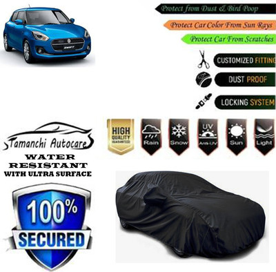 Tamanchi Autocare Car Cover For Maruti Suzuki Swift VDI Optional(Black)