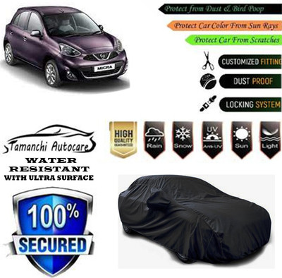Tamanchi Autocare Car Cover For Nissan Micra XL Option CVT Petrol(Black)