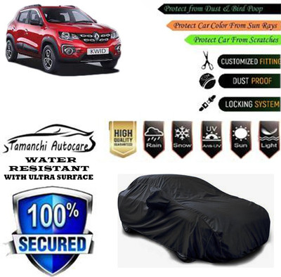 Tamanchi Autocare Car Cover For Renault Kwid AMT(Black)