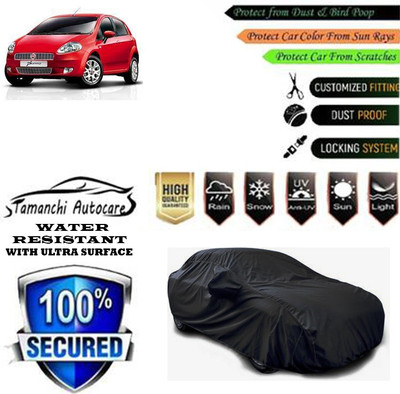 Tamanchi Autocare Car Cover For Fiat Punto Emotion 1.4L(Black)