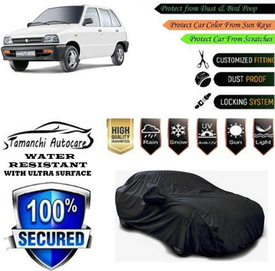 Tamanchi Autocare Car Cover For Maruti Suzuki 800 AC LPG(Black)