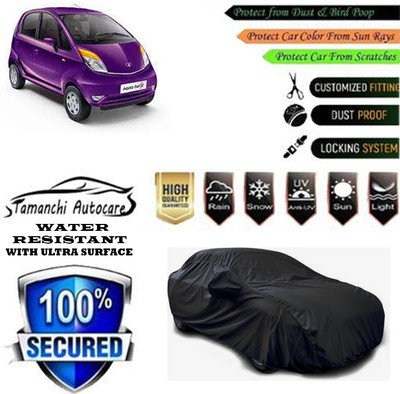 Tamanchi Autocare Car Cover For Tata Nano(Black)