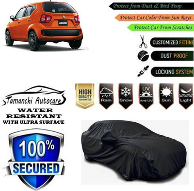 Tamanchi Autocare Car Cover For Maruti Suzuki Ignis 1.3 AMT Delta(Black)