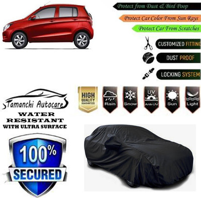 Tamanchi Autocare Car Cover For Maruti Suzuki Celerio ZXI AMT Optional Petrol(Black)