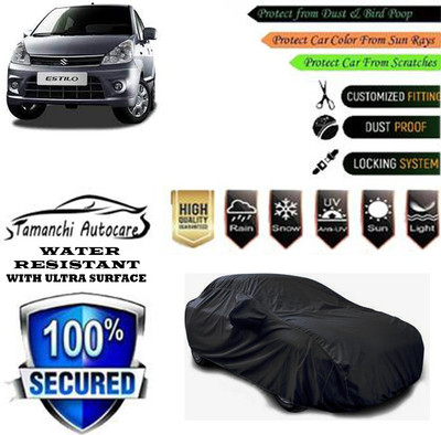 Tamanchi Autocare Car Cover For Maruti Suzuki Zen Estillo LXI GREEN CNG(Black)