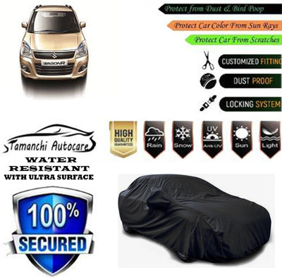 Tamanchi Autocare Car Cover For Maruti Suzuki Wagon R VXI AMT Opt 1.2 Petrol(Black)