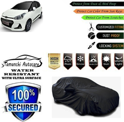 Tamanchi Autocare Car Cover For Hyundai Grand i10 CRDi Magna(Black)