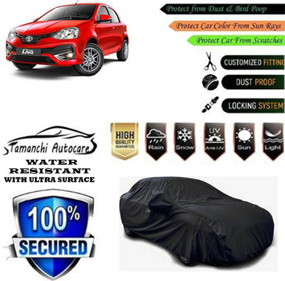 Tamanchi Autocare Car Cover For Toyota Etios Liva J(Black)