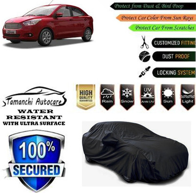 Tamanchi Autocare Car Cover For Ford Figo Aspire Titanium Plus Petrol(Black)