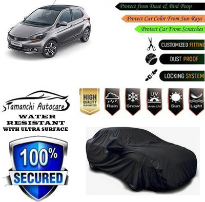 Tamanchi Autocare Car Cover For Tata Tiago 1.05 Revotorq XE Option(Black)