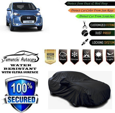 Tamanchi Autocare Car Cover For Datsun Redi GO AMT 1.0(Black)