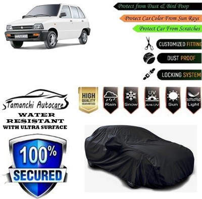 Tamanchi Autocare Car Cover For Maruti Suzuki 800 Std. LPG(Black)