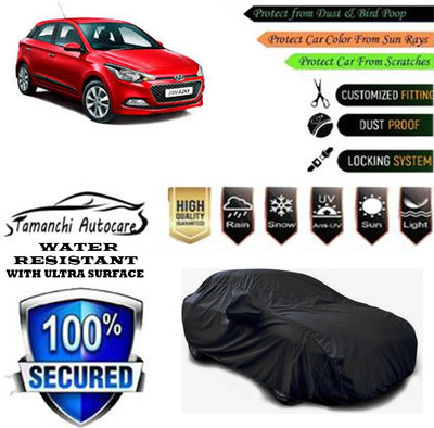 Tamanchi Autocare Car Cover For Hyundai Elite i20 Asta Option CVT Petrol(Black)