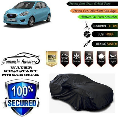Tamanchi Autocare Car Cover For Datsun Redi GO T Option(Black)