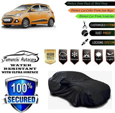 Tamanchi Autocare Car Cover For Hyundai Grand i10 Asta Option(Black)