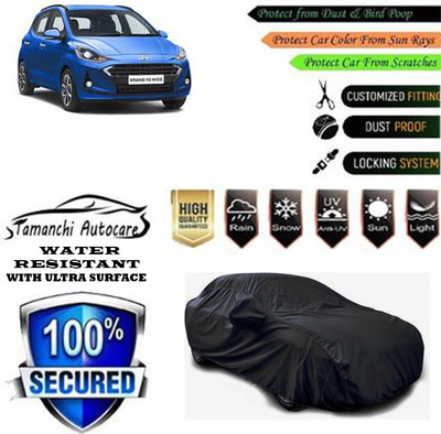 Tamanchi Autocare Car Cover For Hyundai Grand i10 Nios Asta Petrol(Black)