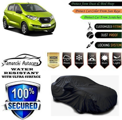 Tamanchi Autocare Car Cover For Datsun Redi-Go 1.0 S Petrol(Black)