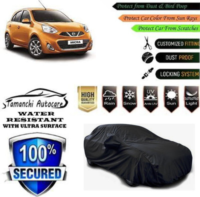 Tamanchi Autocare Car Cover For Nissan Micra(Black)