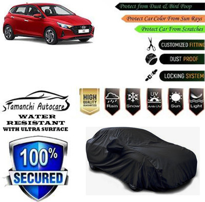 Tamanchi Autocare Car Cover For Hyundai i20 Magna(O)(Black)