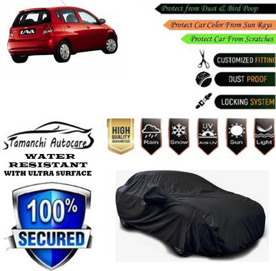 Tamanchi Autocare Car Cover For Chevrolet Aveo Uva(Black)