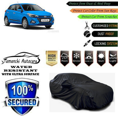 Tamanchi Autocare Car Cover For Hyundai Elite i20(Black)