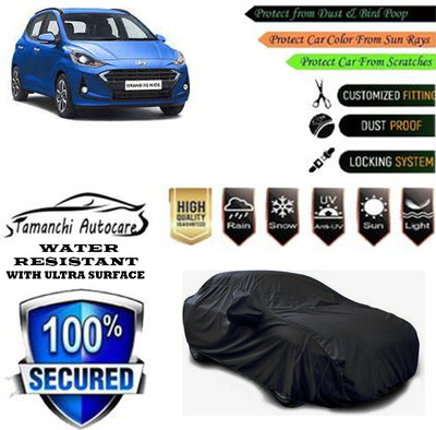 Tamanchi Autocare Car Cover For Hyundai Grand I10 Nios Sportz 1.2 Kappa VTVT(Black)