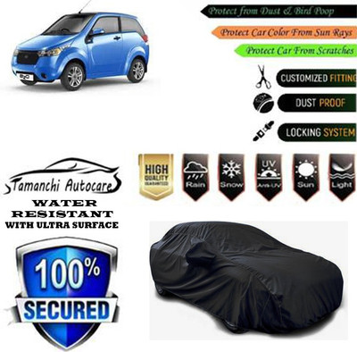 Tamanchi Autocare Car Cover For Mahindra Reva E-Spark(Black)