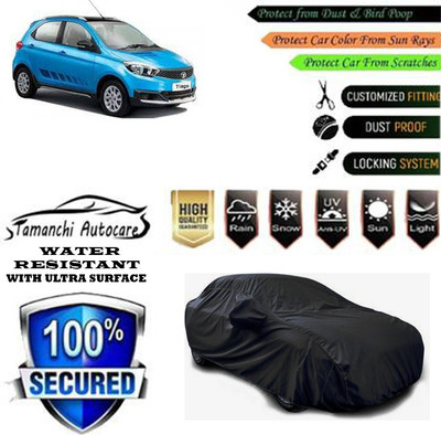 Tamanchi Autocare Car Cover For Tata Tiago 1.2 Revotron XB(Black)