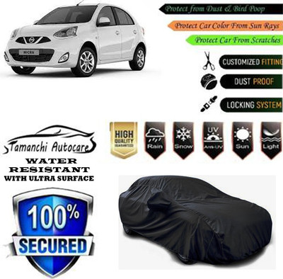 Tamanchi Autocare Car Cover For Nissan Micra Active XE(Black)