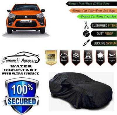Tamanchi Autocare Car Cover For Maruti Suzuki Celerio X ZXI Petrol(Black)