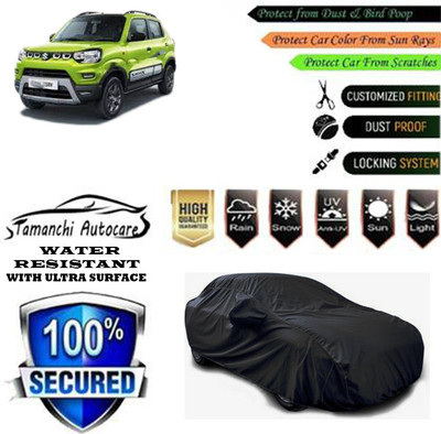 Tamanchi Autocare Car Cover For Maruti Suzuki S-Presso VXI AT Petrol(Black)