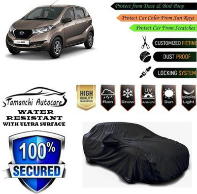 Tamanchi Autocare Car Cover For Datsun Redi-Go AMT 1.0 S Petrol(Black)