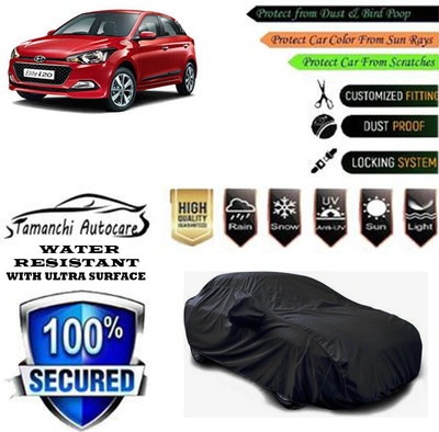 Tamanchi Autocare Car Cover For Hyundai Elite i20 Sportz 1.4 CRDi(Black)