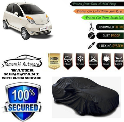 Tamanchi Autocare Car Cover For Tata Nano LX(Black)