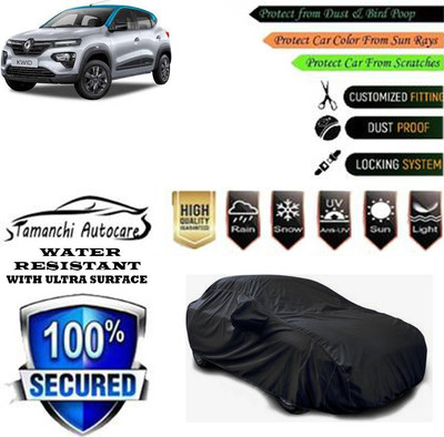Tamanchi Autocare Car Cover For Renault Kwid 1.0 RXT Opt Petrol(Black)