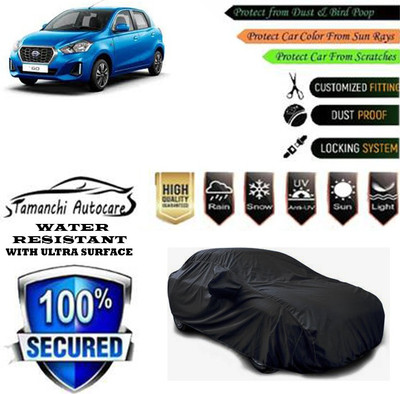 Tamanchi Autocare Car Cover For Datsun GO T Option(Black)